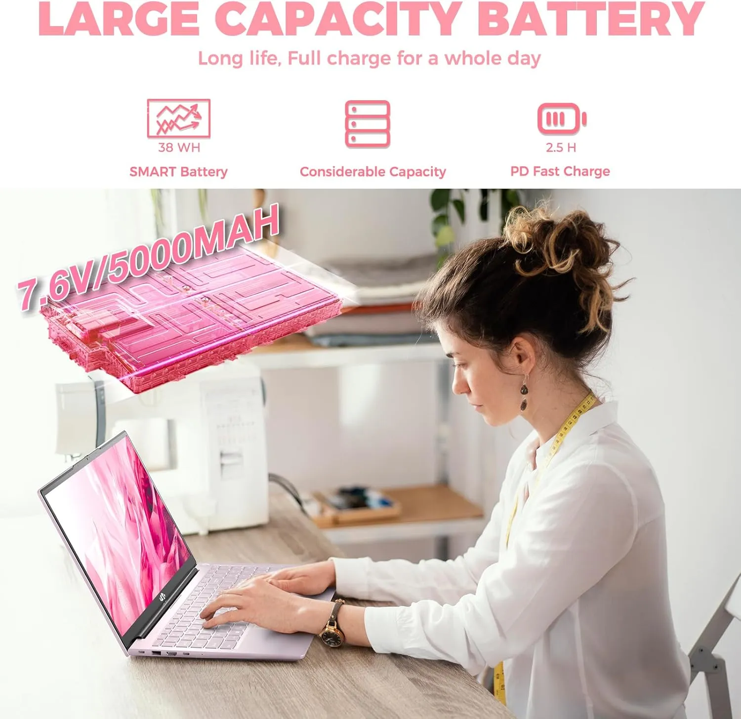 15.6" IPS FHD-Laptop, 16GB RAM 1TB SSD Intel 12 Gen 4 Core N100 (Beat to i3 1115G4 Up to 3.4GHz) Computer, Laptops with Backlit Keyboard Fingerprint laptops for Student and Home WiFi 6 BT 5.2