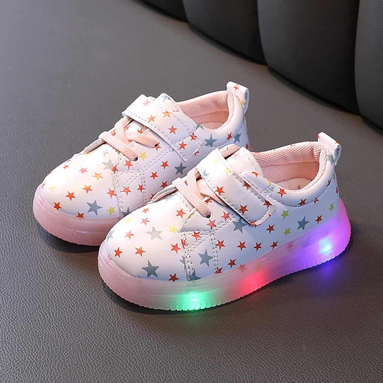 18 Month Girl Shoes Hard Sole Girls Baby Luminous Sport Bling Kids Shoes Children Light Led Baby Shoes Good Shoes Babies