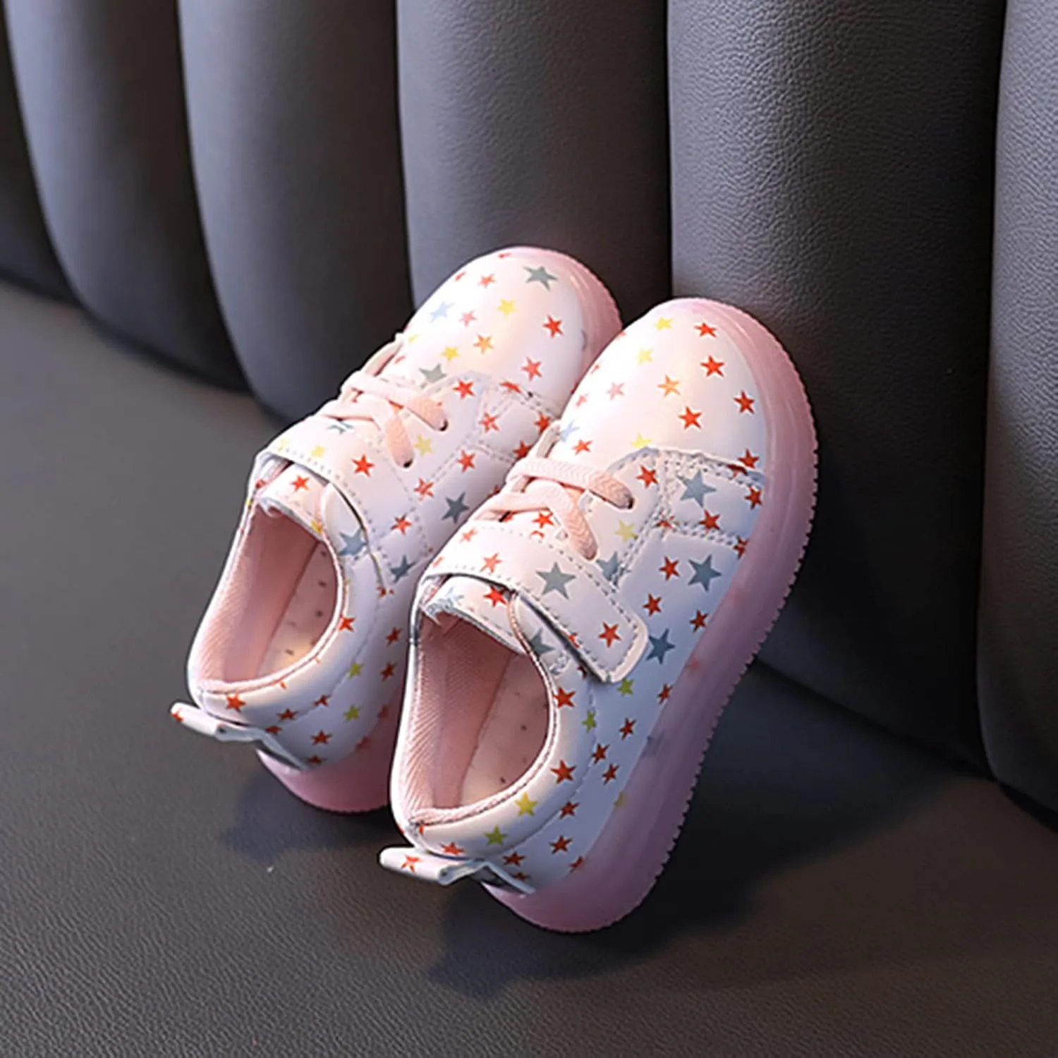 18 Month Girl Shoes Hard Sole Girls Baby Luminous Sport Bling Kids Shoes Children Light Led Baby Shoes Good Shoes Babies