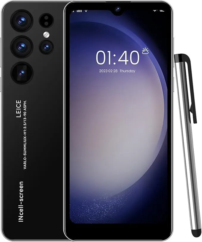 2025 Cheap Unlocked Cell Phone, 6.1" Unlocked Android Phones, 1GB 8GB RAM Smartphone Mobile Phones Dual SIM Dual Camera, Quad Core Phone, 2350mAh Battery (Black)