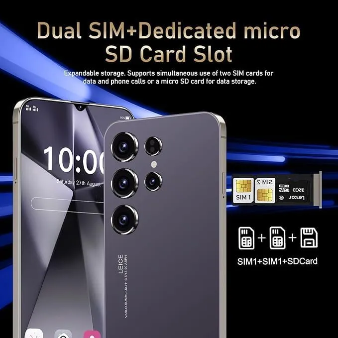 2025 Cheap Unlocked Cell Phone, 6.1" Unlocked Android Phones, 1GB 8GB RAM Smartphone Mobile Phones Dual SIM Dual Camera, Quad Core Phone, 2350mAh Battery (Blue)