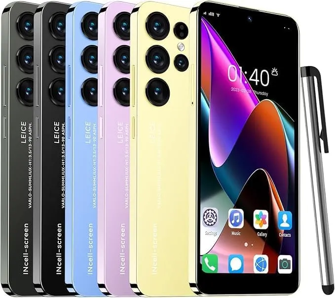 2025 Cheap Unlocked Cell Phone, 6.1" Unlocked Android Phones, 1GB 8GB RAM Smartphone Mobile Phones Dual SIM Dual Camera, Quad Core Phone, 2350mAh Battery (Yellow)