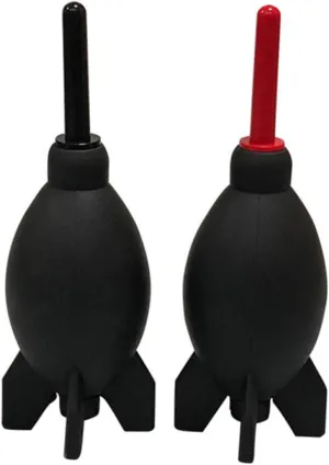 2pcs Air Blower Dust for Camera Portable Rocket Shape Duster for Electronics Strong Air Volume Durable Material