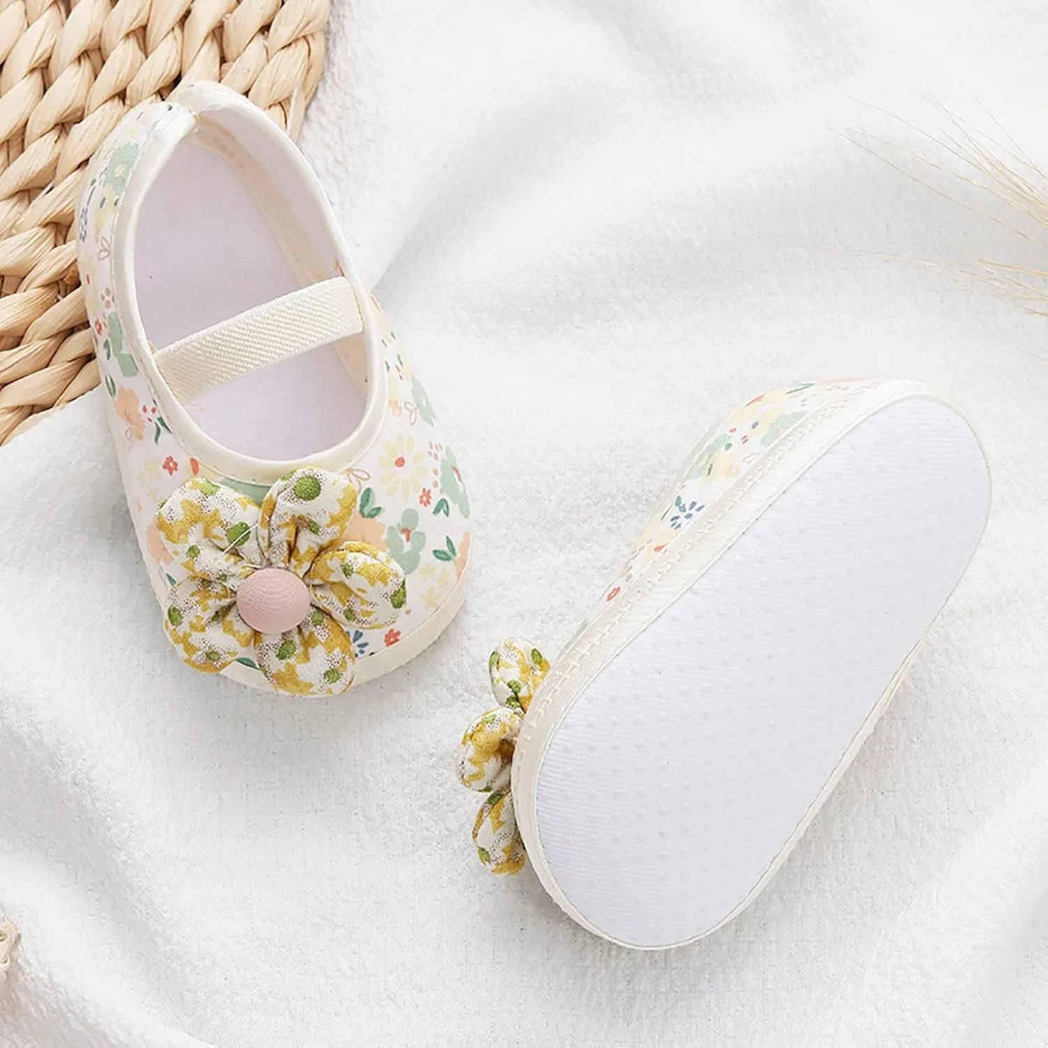 4 Month Booties Infant Boys Girls Open Toe Solid Shoes First Walkers Shoes Summer Toddler Flat Socks Slippers Baby