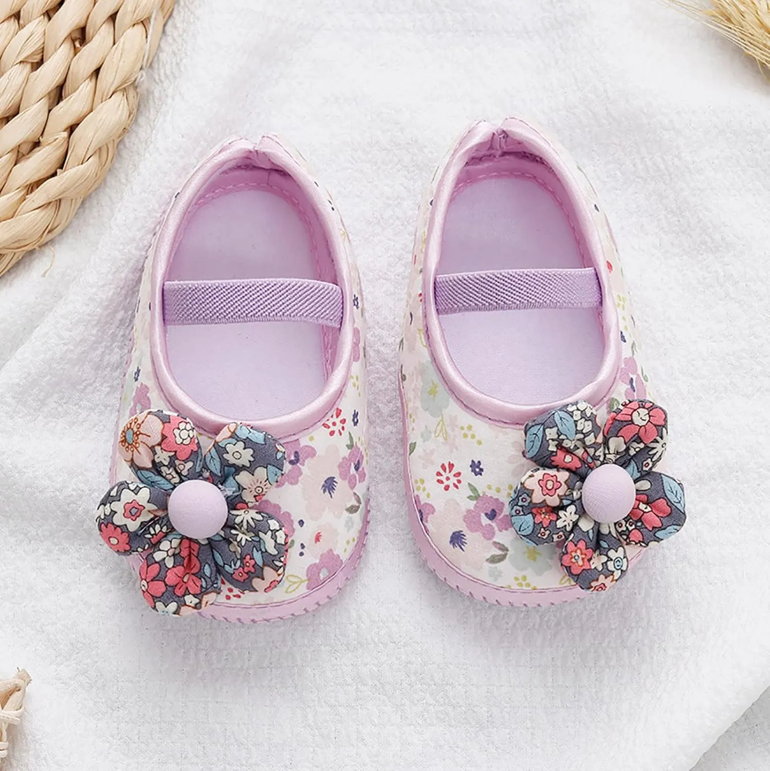 4 Month Booties Infant Boys Girls Open Toe Solid Shoes First Walkers Shoes Summer Toddler Flat Socks Slippers Baby