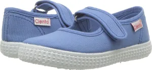 56000  Ideal for Infants/Toddlers/Little Kids  Canvas Lining  Rubber Outsole - Washable Washed Denim 19 (US 3.5 Toddler) M