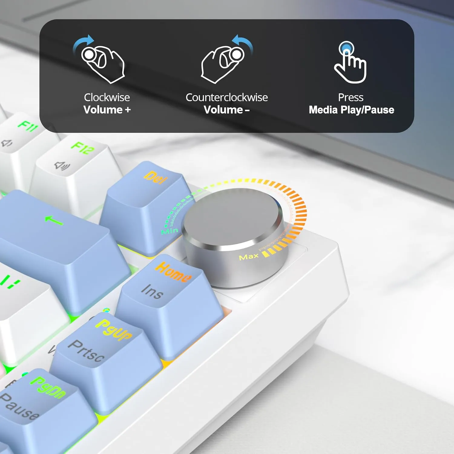 75% Wireless Creamy Pink Mechanical Keyboard, Hot Swappable Custom Keyboard, RGB Backlit Gasket Gaming Keyboard, 2.4G/BT5.0/USB-C Mechanical Keyboard, Pre-lubed Linear Gray Cream Switches