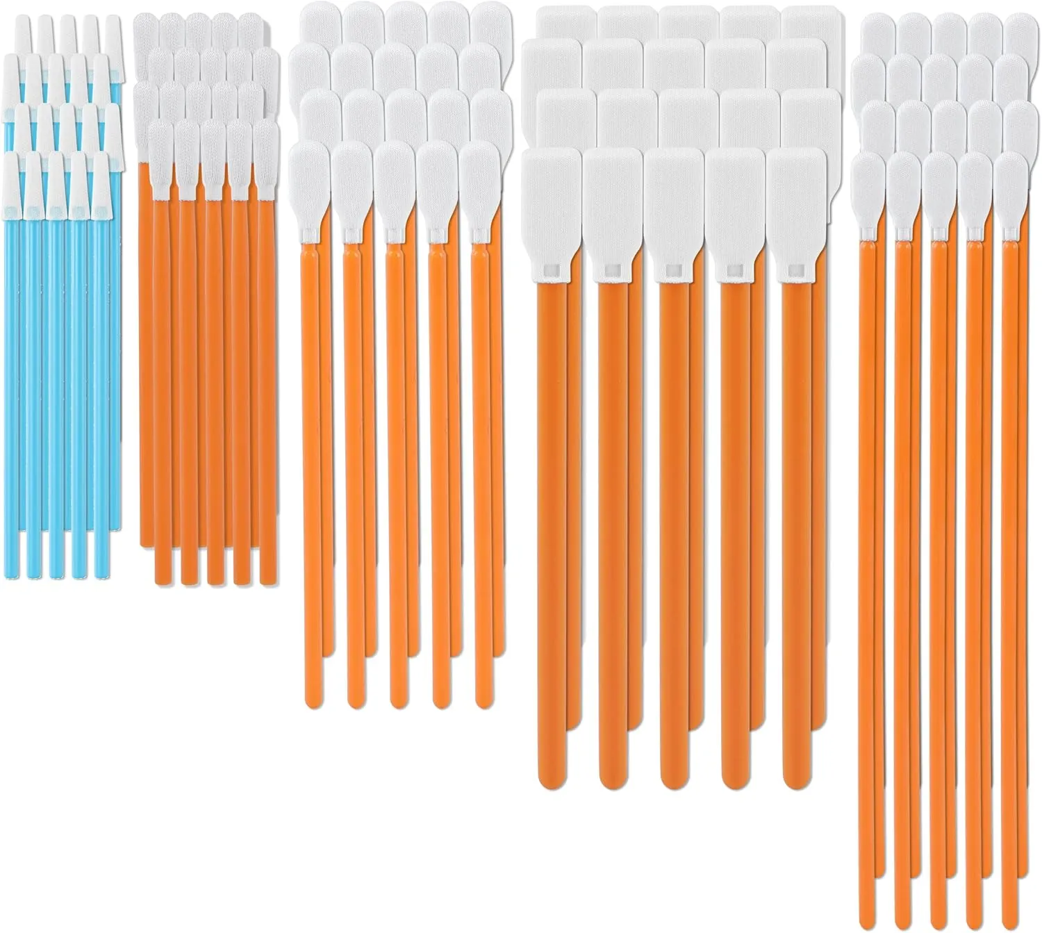 AAwipes Cleaning Swab Kit - Microfiber Knitted Polyester Sticks (5 Type) Lint Free for Printer, Gun, Optics Lens, Camera, Arts and Crafts, Automotive Detailing (FA501)