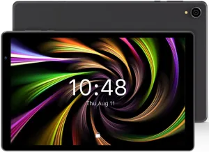 ApoloSign 2025 Android 14 Tablet, 10.1" Touch Screen, Octa-core Processor, 8GB RAM   64GB ROM, Expandable up to 1TB via TF, WiFi, BT 5.0, Full HD IPS Display, Kids Friendly Design, Gray