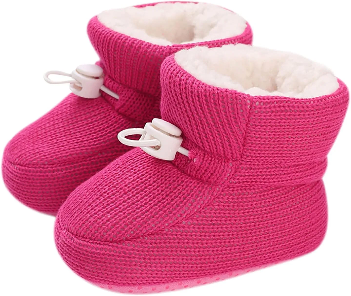 Baby Boy Girl Fleece Boots Newborn Shoes Winter Snow Boots Anti-Slip Soft Sole Warm Infant Toddler Prewalker