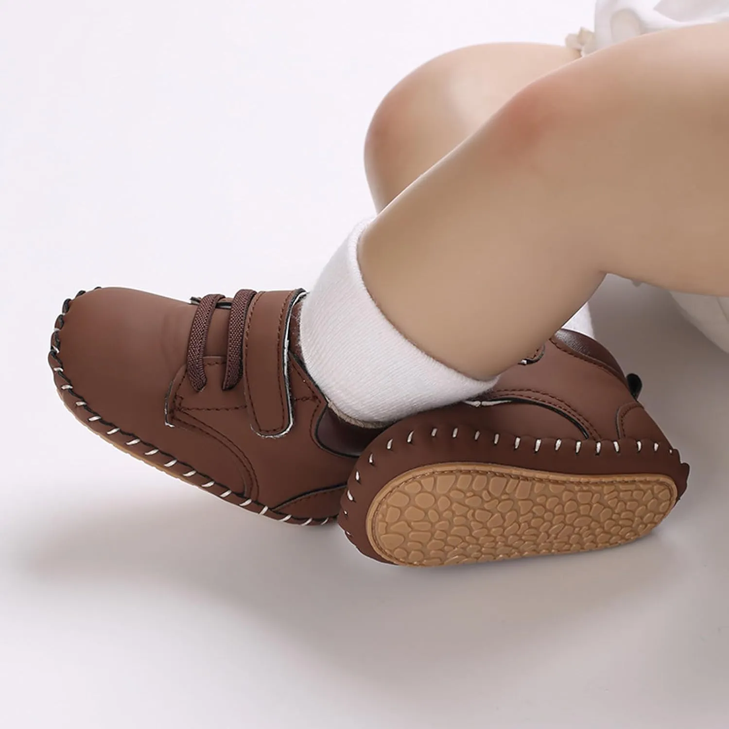 Baby Boy Girl High-Top Ankle Shoes Non Slip Soft Sole Infant Toddler Comfortable Prewalker Hard Sole Shoes for Baby Girl
