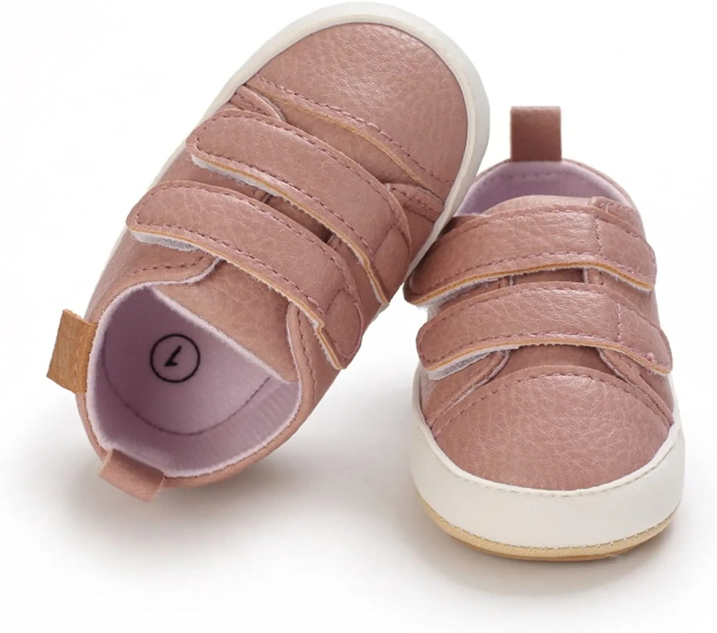 Baby Boys Girls Non-Slip Rubber Sole First Walking Shoes Infant Soft Tennis Sports Toddler Girls Tennis Shoes Size 8
