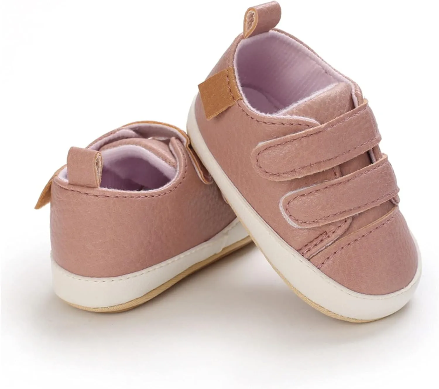 Baby Boys Girls Non-Slip Rubber Sole First Walking Shoes Infant Soft Tennis Sports Toddler Girls Tennis Shoes Size 8