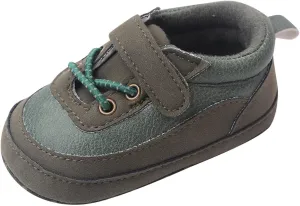Baby Boys Girls PU Leather xford Shoes Soft Rubber Sole Sneakers Infant Walking Shoes Anti-Slip Ankle Boots