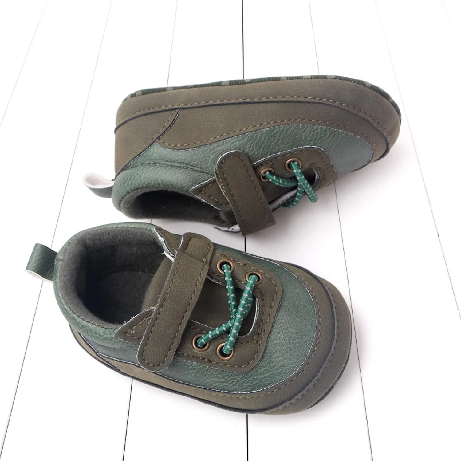 Baby Boys Girls PU Leather xford Shoes Soft Rubber Sole Sneakers Infant Walking Shoes Anti-Slip Ankle Boots
