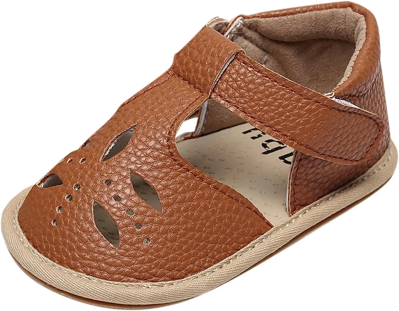 Baby Boys Girls Sandals PU Leather Soft Anti-Slip Rubber Sole Infant Summer Outdoor Shoes Toddler First