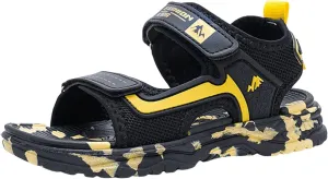 Baby Boys Girls Toddler Summer Shoes Sandals Outdoor Beach Anti-Slip Lightweight Soft Sole Shoes (Black, 5 Big Kids)