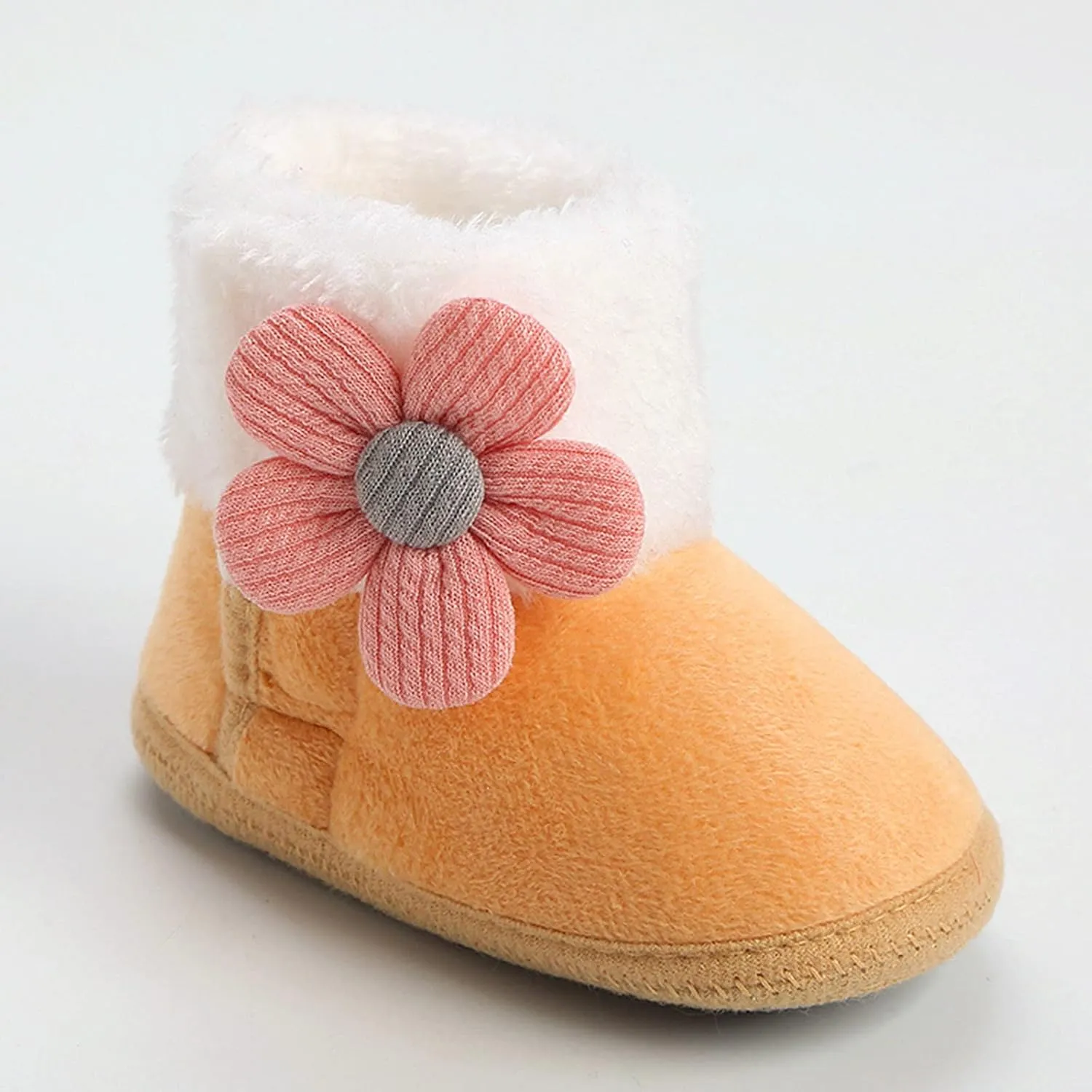 Baby Cotton Shoes Toddler Shoes Warm Boots Shoes Fashion Printing Non Slip Breathable Boots Baby Snow Boots 12-18 Months