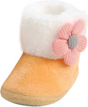 Baby Cotton Shoes Toddler Shoes Warm Boots Shoes Fashion Printing Non Slip Breathable Boots Baby Snow Boots 12-18 Months