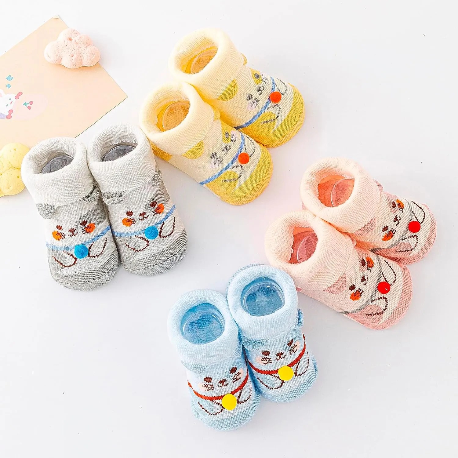 Baby First-Walking Shoes Trainers Toddler Boys Girls Soft Sole Non Slip Breathable Lightweight Slip-on Sneakers