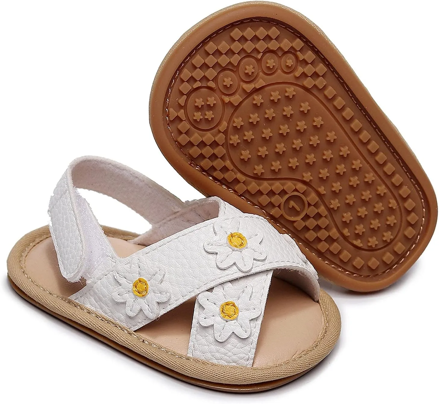 Baby Girl Boy Sandals Soft Anti-Slip Rubber Sole Infant Summer Outdoor Shoes Toddler Newborn First Walker Crib Shoes