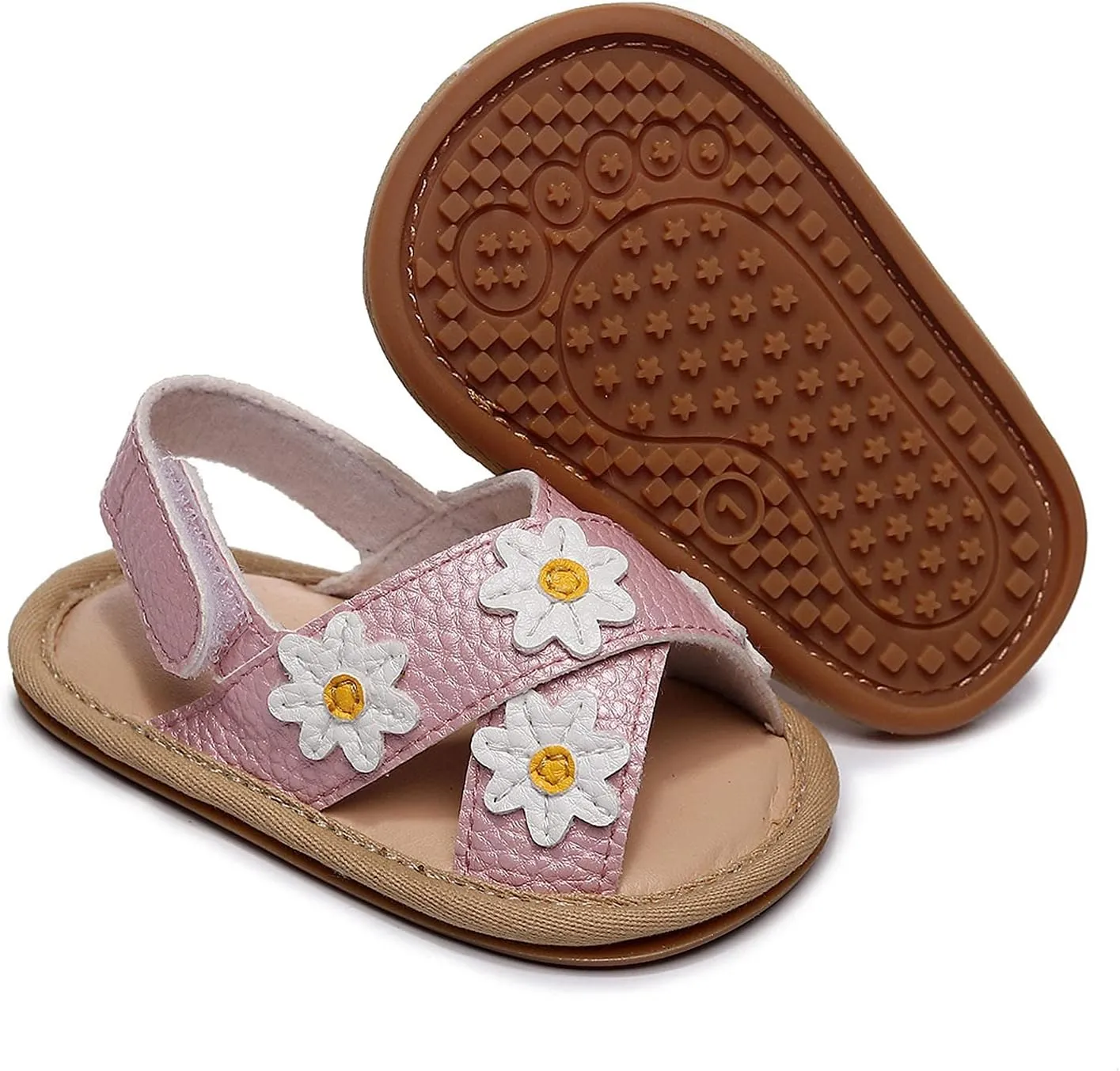 Baby Girl Boy Sandals Soft Anti-Slip Rubber Sole Infant Summer Outdoor Shoes Toddler Newborn First Walker Crib Shoes