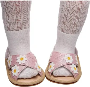 Baby Girl Boy Sandals Soft Anti-Slip Rubber Sole Infant Summer Outdoor Shoes Toddler Newborn First Walker Crib Shoes