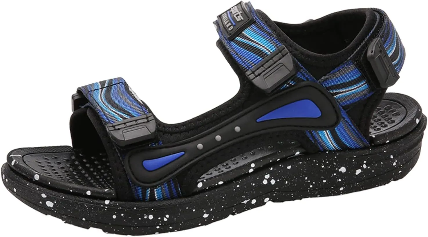 Baby Girls Boys Kid Child Sandals Summer Shoes Premium Soft Anti-Slip Thick Sole Lightweight Shoes (Blue, 2.5 Big Kids)