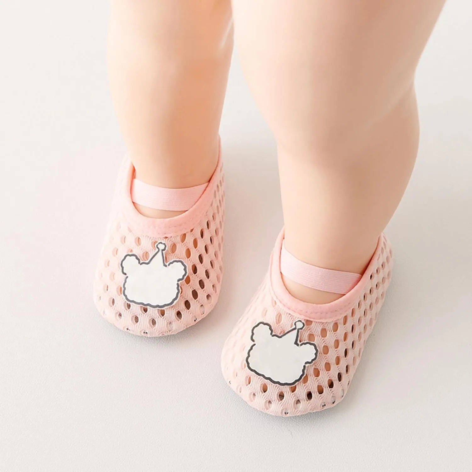 Baby Girls' Boys' Shoes Sock Walking Shoes Infant Non-Slip Breathable Slippers with Soft Rubber Sole Slip On Sneakers
