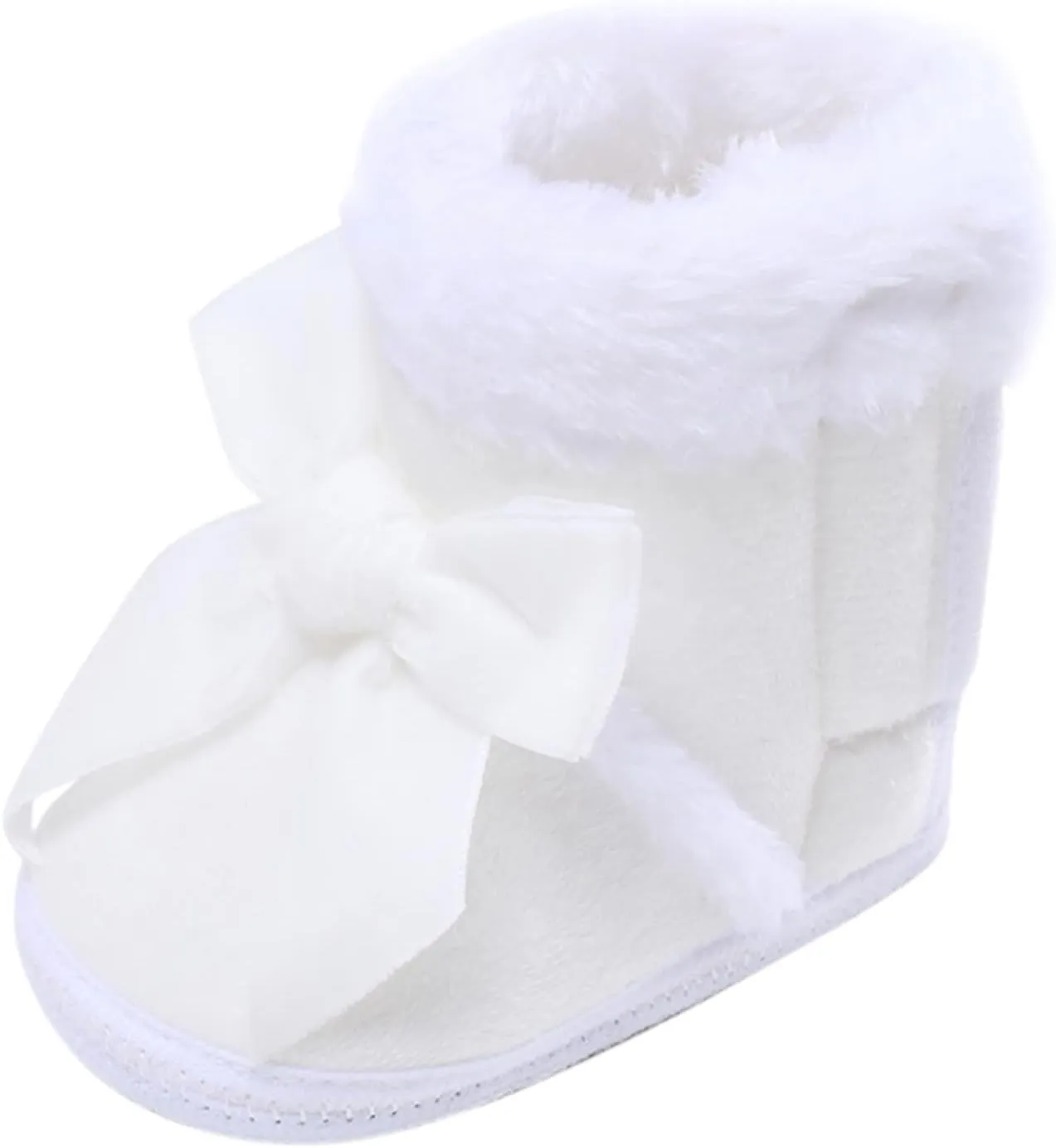 Baby Girls Boys Warm Shoes Plush Snow Booties Soft Comfortable Boots Infant Toddler Warming and 12-18 Month Shoes