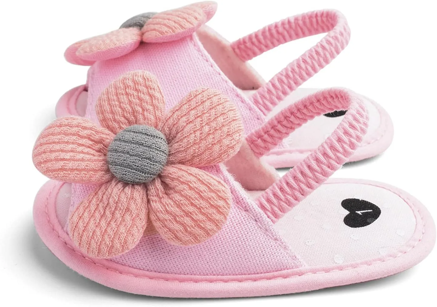 Baby Girls Flower Shoes Soft Sole Shoes Toddler Non Slip Shoes Sandals Leisure Baby Shoes for Indoor