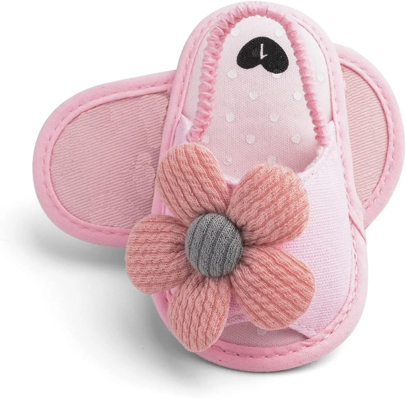 Baby Girls Flower Shoes Soft Sole Shoes Toddler Non Slip Shoes Sandals Leisure Baby Shoes for Indoor