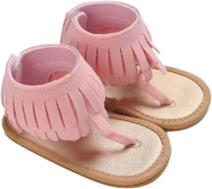 Baby Girls Sandals Ruffle Bowknot Premium Soft Sole Open Toe Breathable Summer Outdoor Shoes Baby Sandals 0 12 Months