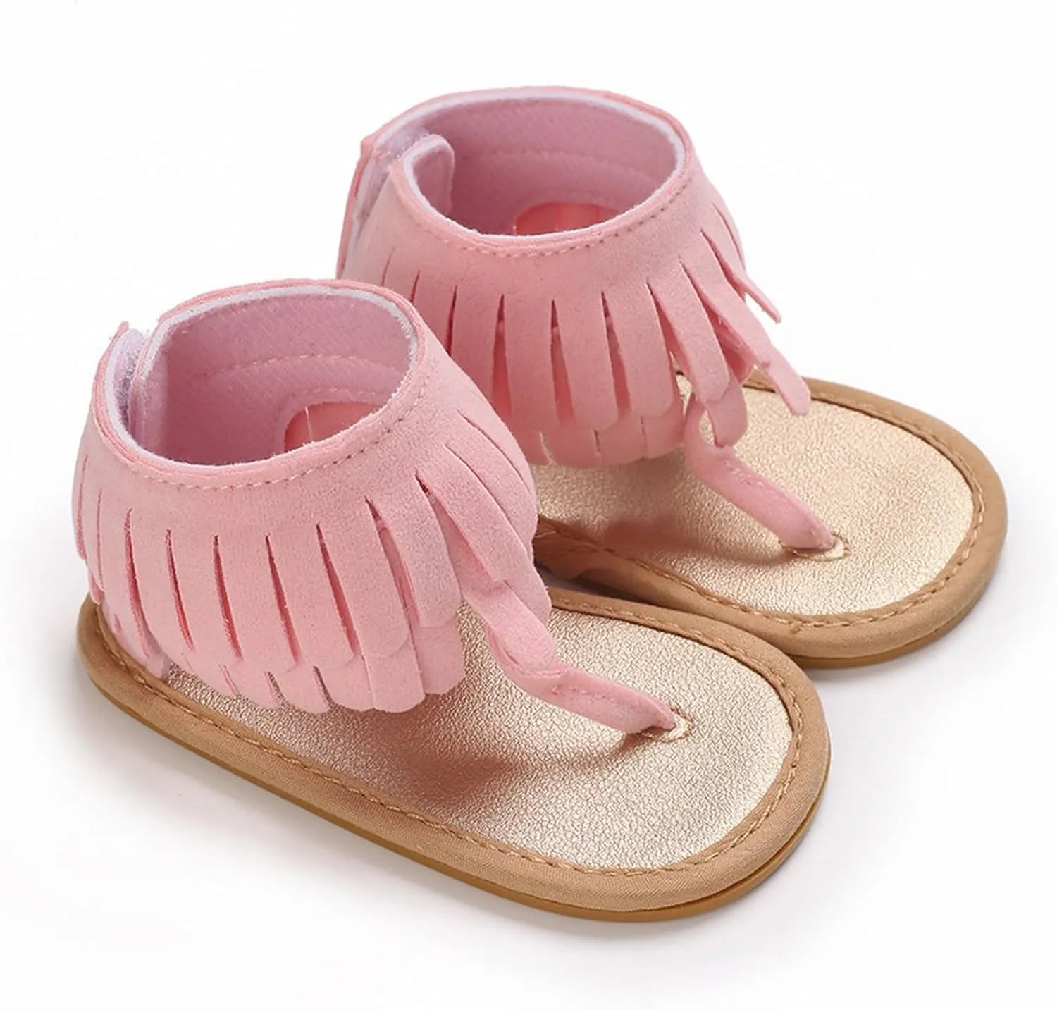Baby Girls Sandals Ruffle Bowknot Premium Soft Sole Open Toe Breathable Summer Outdoor Shoes Baby Sandals 0 12 Months