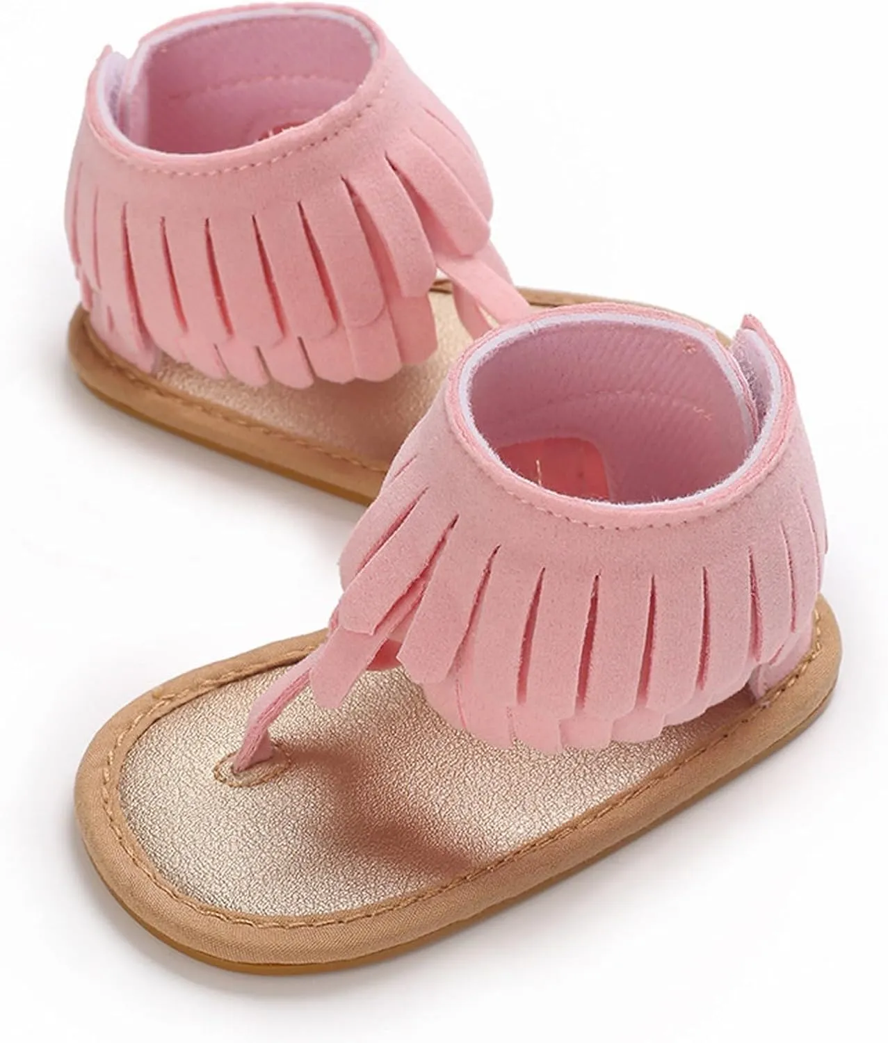 Baby Girls Sandals Ruffle Bowknot Premium Soft Sole Open Toe Breathable Summer Outdoor Shoes Baby Sandals 0 12 Months