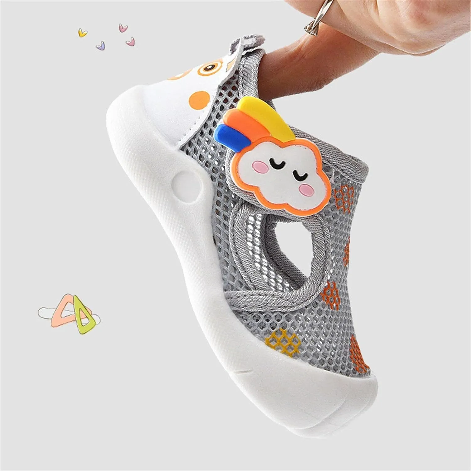 Baby Hollow Breathable Sandals Infant Girls Boys Lightweight Flat Bottom Non Slip Sneakers Soft First Walking Shoes