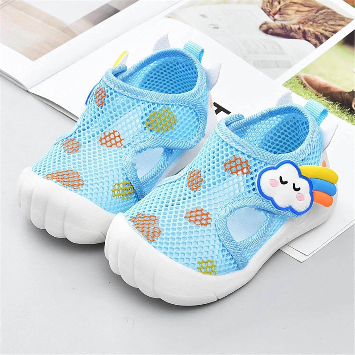 Baby Hollow Breathable Sandals Infant Girls Boys Lightweight Flat Bottom Non Slip Sneakers Soft First Walking Shoes