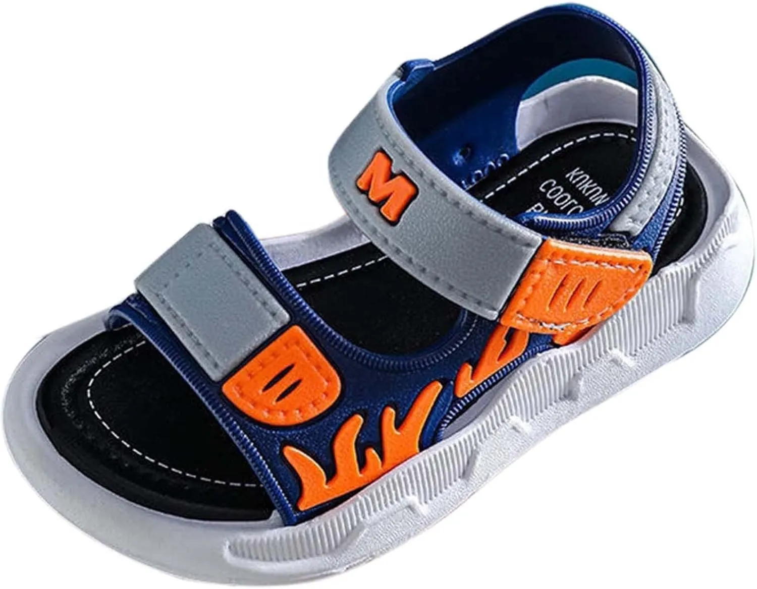 Baby Infant Boy Girl Sandals Summer Sport Crib Shoes Anti-Slip Soft Sole Breathable Sneakers for (Blue, 9.5 Toddler)