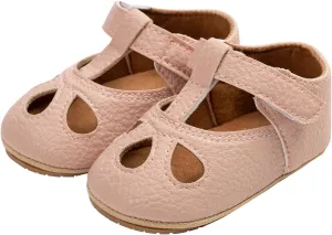 Baby Kids Summer Casual Leather Sandals Solid Color Toddler Infant Hollow Close Toe Soft Sole Non Slip Casual Shoes