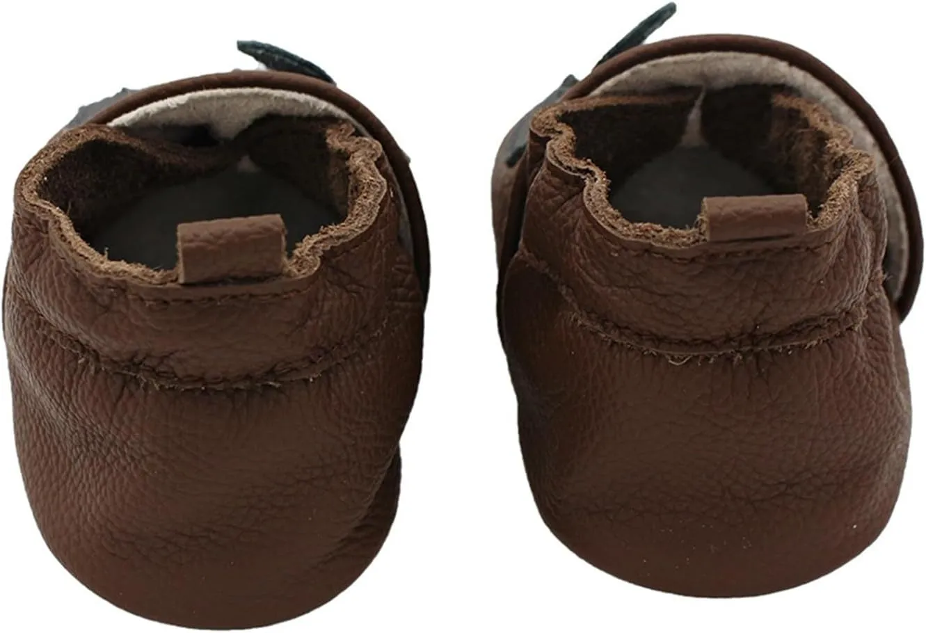 Baby Leather Shoes Soft Sole First Walking occasins Infants Toddler Boys Girls Crawling Slippers Slip-on Shoes