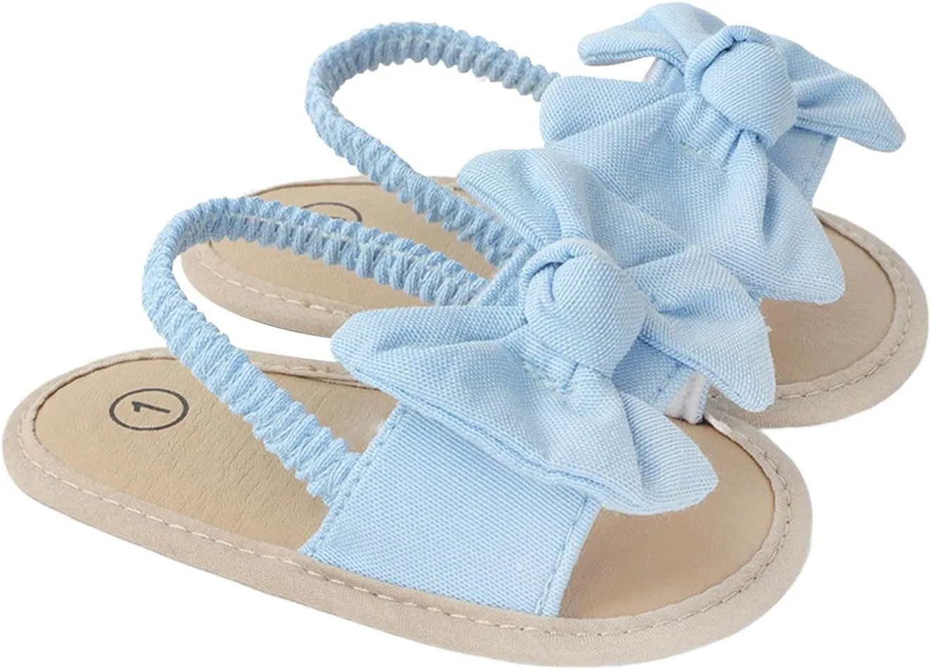 Baby Sandals, for 0-1 Years, Soft Sole Non-Slip Prewalker Casual Flat Sandals for Newborn