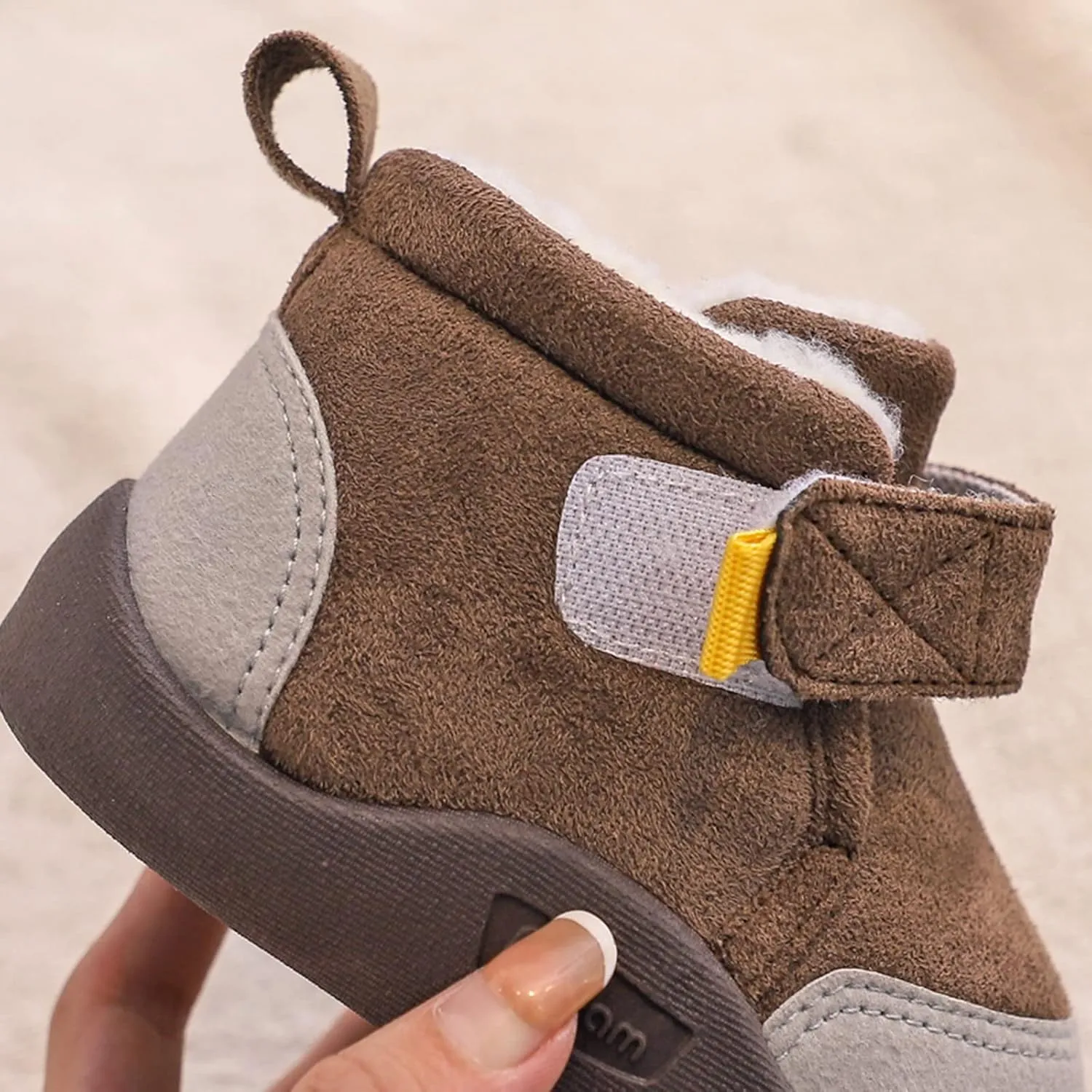 Baby Shoe Size Baby Shoes Toddler Boots Soft Bottom Toddler Shoes Plus Velvet Thick Non Slip Large Cotton Shoes Size 8 Toddler Suede Boots