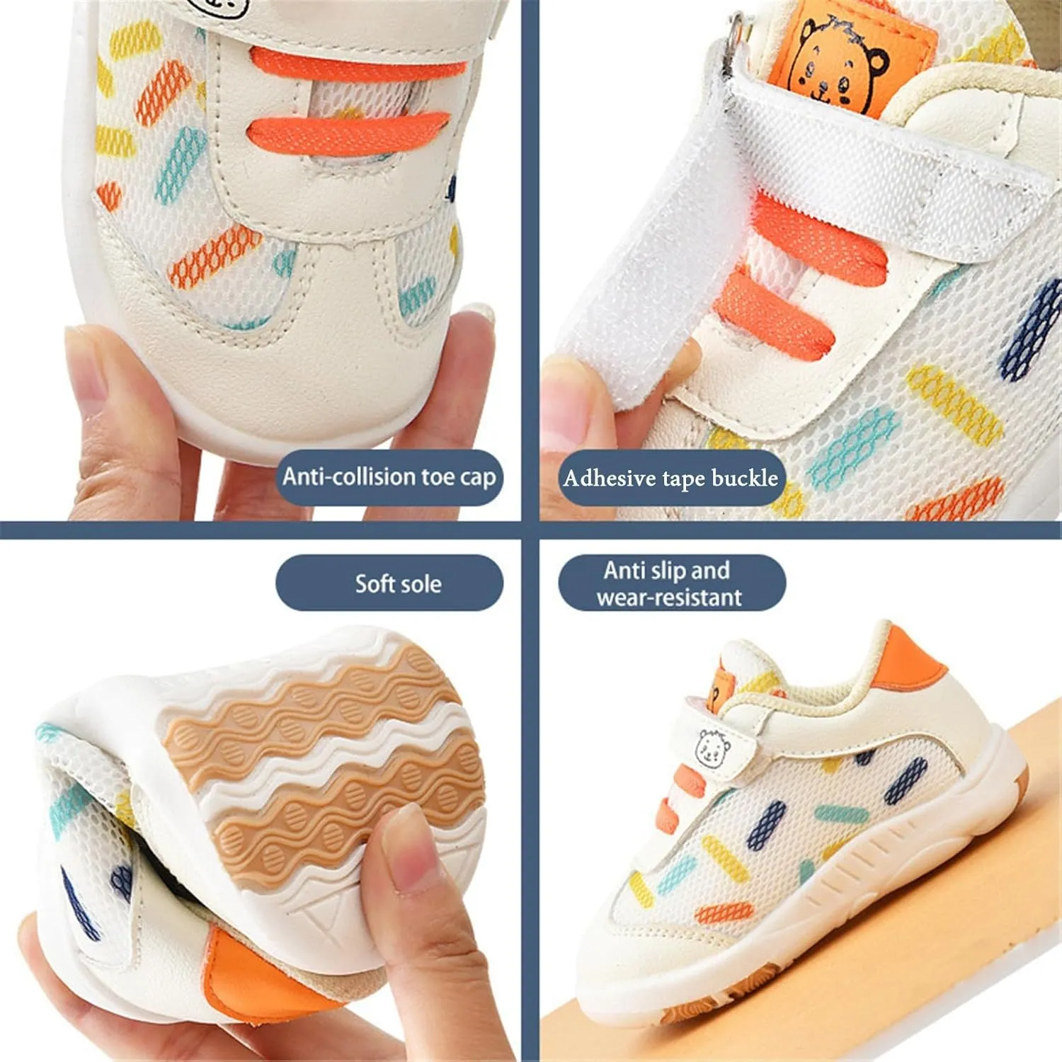 Baby Shoes Boys Girls Children's Shoes Sports Shoes Flat Bottom Non Slip Non Slip Toddler Boys & Kids