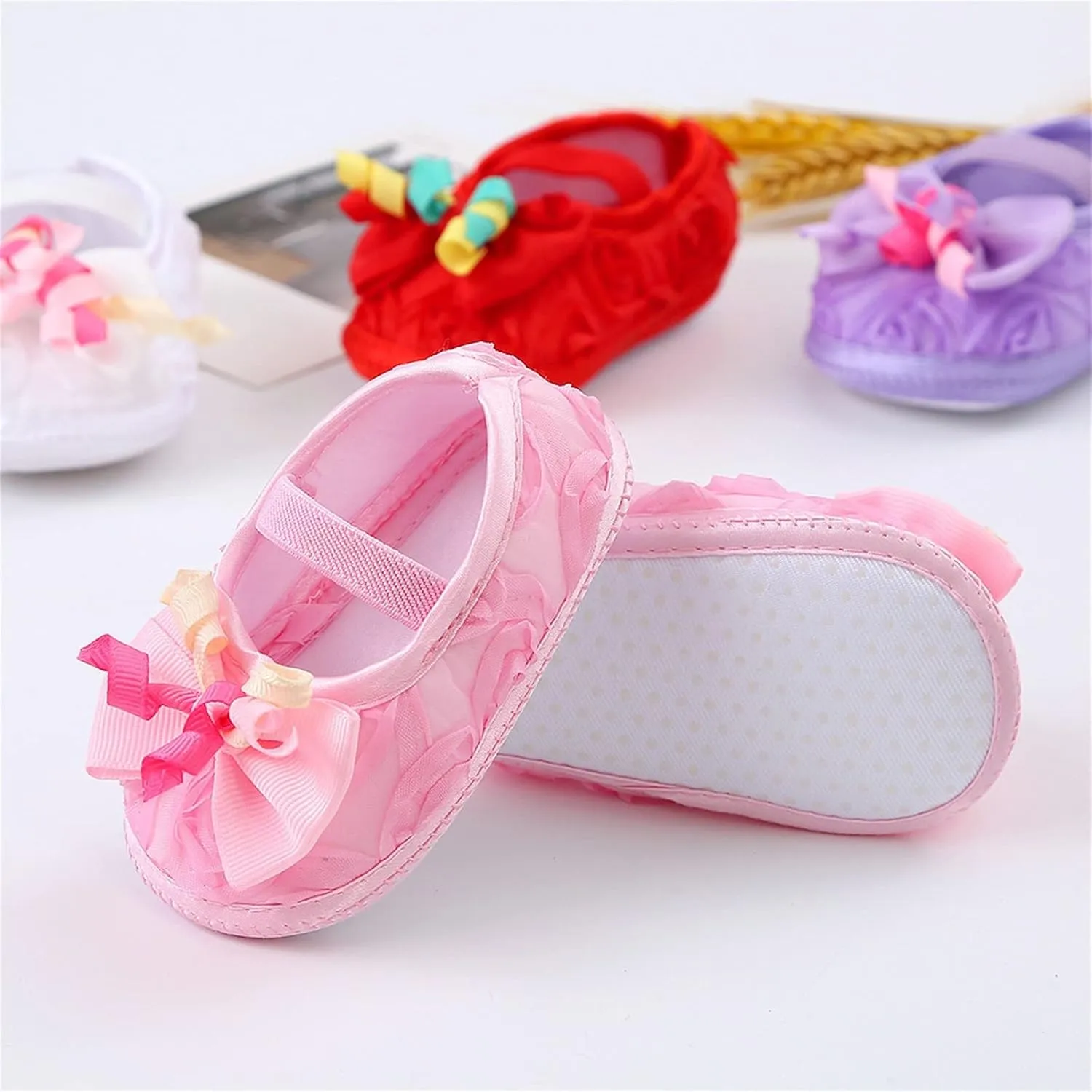Baby Shoes Fashion Soft Sole Toddler Shoes Pearl Dress Flower Princess Shoes Toddler Shoes Size 3 Infant Shoes Girls