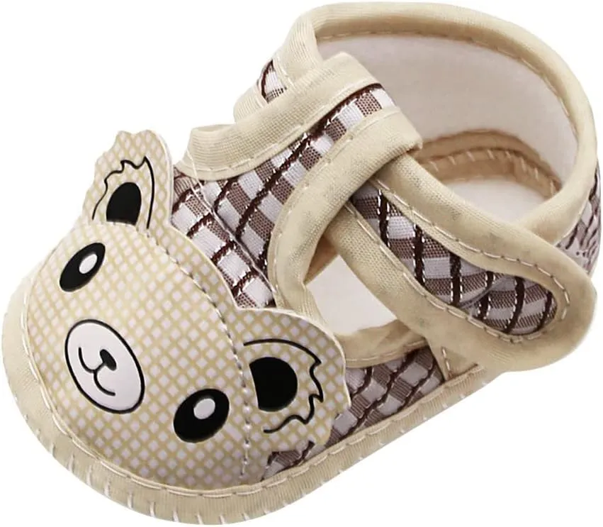 Baby Shoes Newborn Baby Girls Cartoon Prewalker Soft Sole Sandals Single Shoes House Shoes