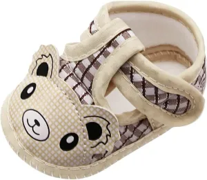 Baby Shoes Newborn Baby Girls Cartoon Prewalker Soft Sole Sandals Single Shoes House Shoes
