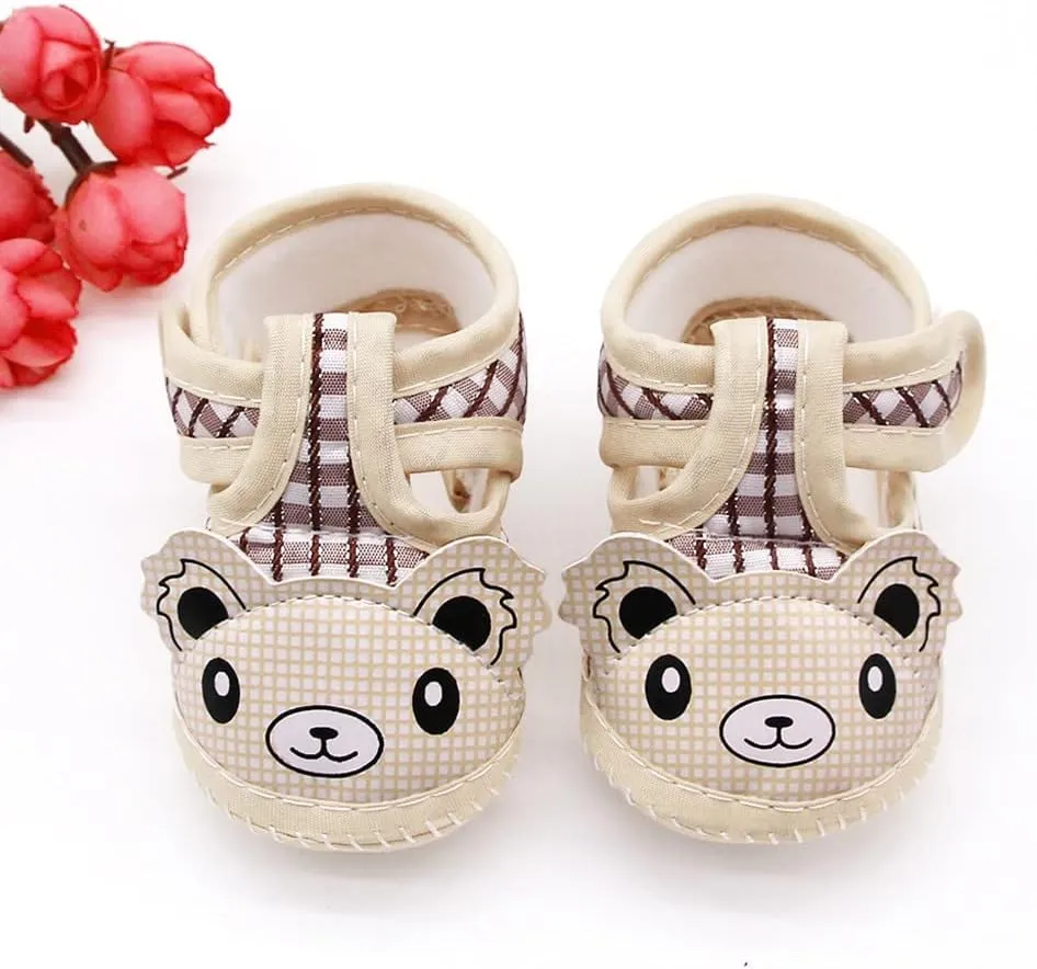 Baby Shoes Newborn Baby Girls Cartoon Prewalker Soft Sole Sandals Single Shoes House Shoes