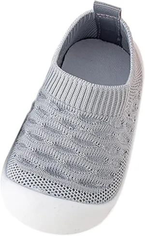Baby Sneakers Girls Boys Lightweight Mesh Socks Shoes First Walking Shoes Toddler Soft Sole Non Slip Shoes