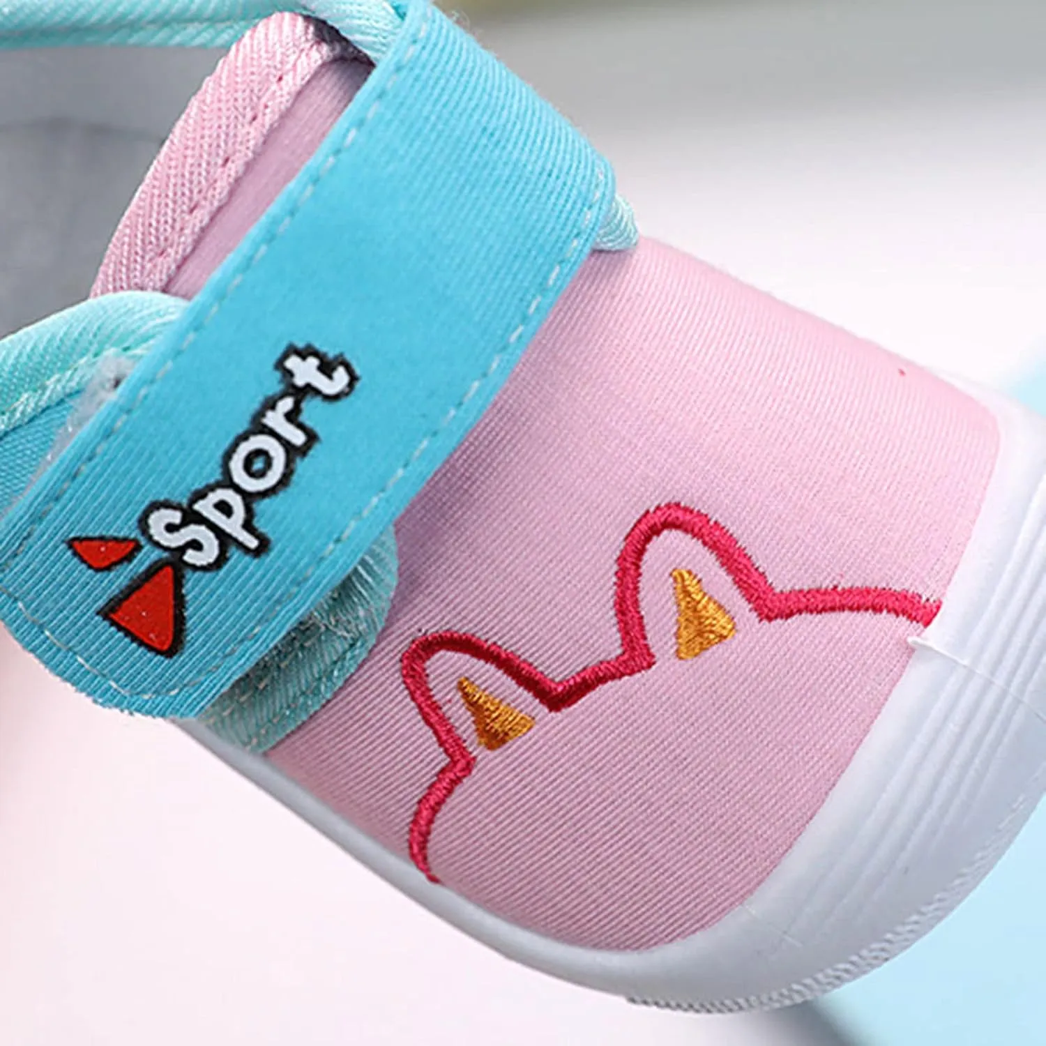 Baby Sneakers Newborn Cartoon Soft Anti-Slip Sole Sport Shoes First Walking Breathable Athletic Running Shoes