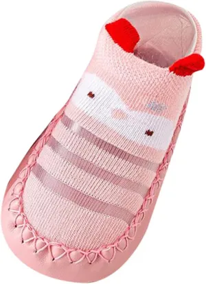 Baby Sock Shoes Infant Boys Girls First Walking Shoes Non-Slip Slippers Soft Sole Sneakers Elastic Sock Shoes